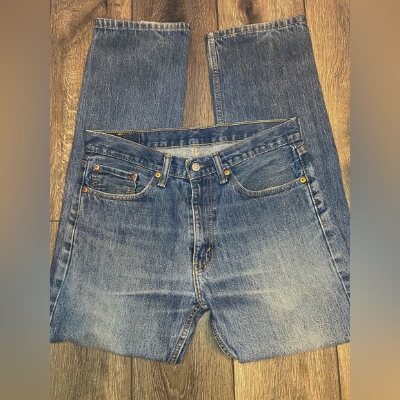 Levi’s 505 Straight Leg Jeans Men’s W32 L32 | Classic Medium Wash - Picture 6 of 16